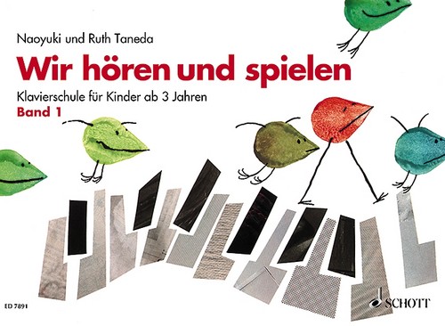Wir hören und spielen Band 1, Ein Weg zum absoluten Gehör, piano