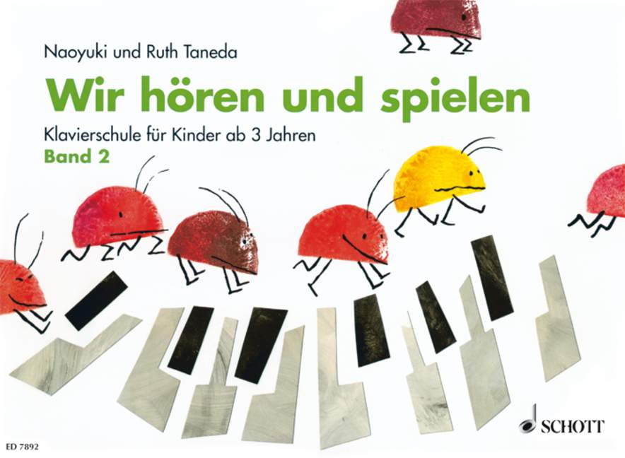 Wir hören und spielen Band 2, Ein Weg zum absoluten Gehör, piano