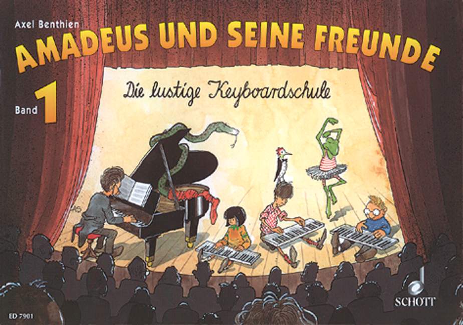 Amadeus und seine Freunde Band 1, Die lustige Keyboardschule, keyboard