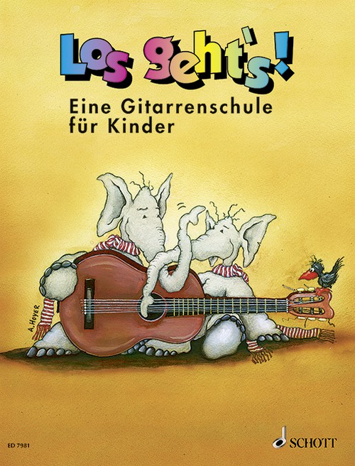 Los geht's!, Eine Gitarrenschule für Kinder, student's book. 9783795712204