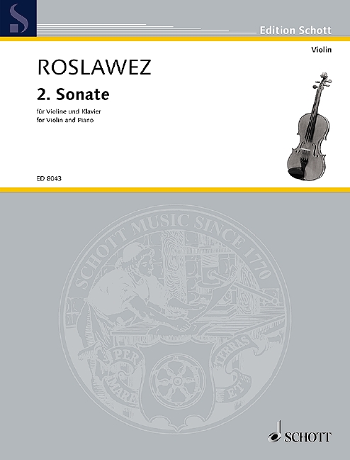 2. Sonata, First Edition by Marina Lobanova, violin and piano
