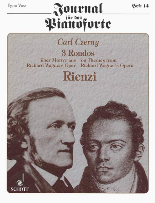 Three Rondos op. 758/1, 2, 5, upon the motive from Richard Wagner's Opera Rienzi, piano. 9790001083225