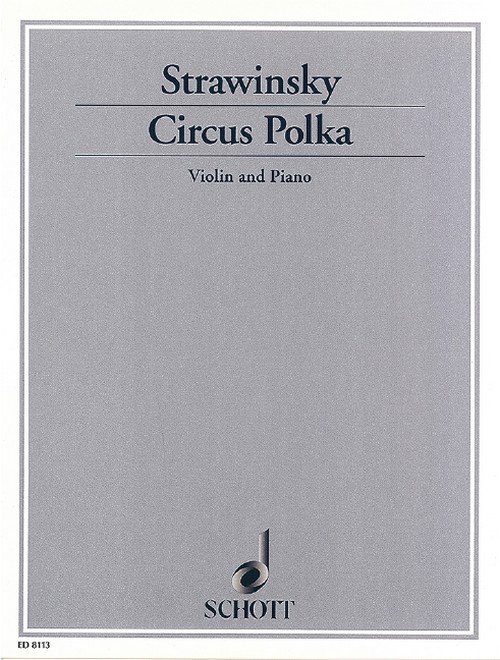 Circus Polka, composed for a young Elephant, violin and piano