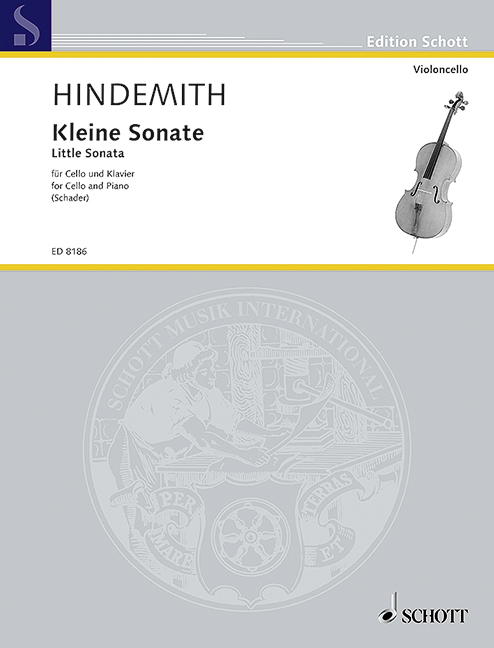 Little Sonata, Edited from the Edition Paul Hindemith. Sämtliche Werke by Luitgard Schader, cello and piano. 9790001083843