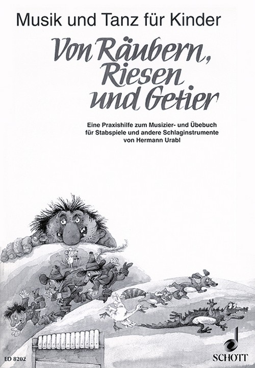 Von Räubern, Riesen und Getier, Praxishilfe zum Musizierbuch, carillons and other percussion instruments