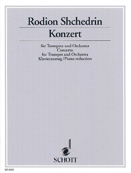 Trumpet Concerto, piano reduction with solo part. 9790001084215