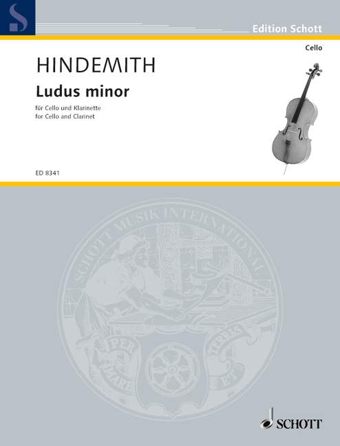 Ludus minor, cello and clarinet, performance score