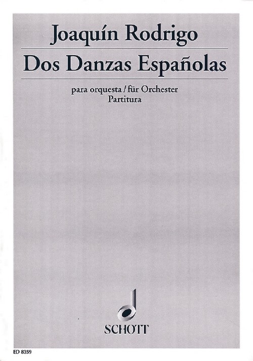 Two Spanish Dances, Suite, orchestra, score. 9790001084970