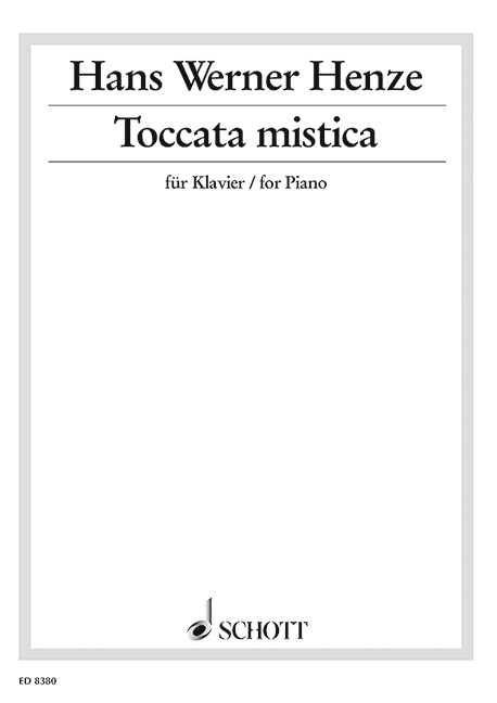 Toccata mistica, piano