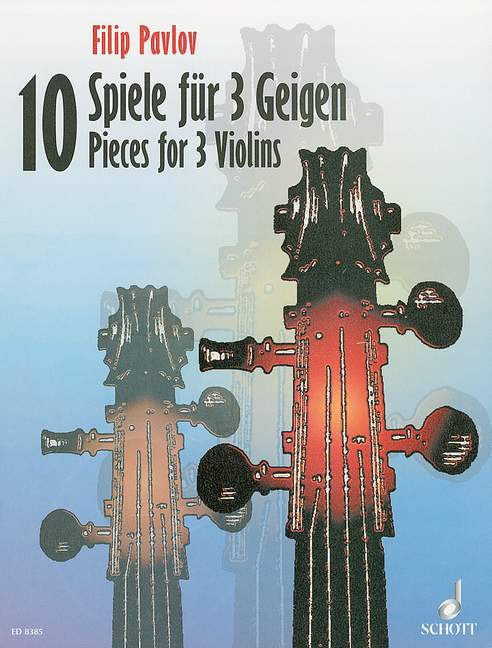 10 Pieces, for 3 Violins, performance score. 9790001112024