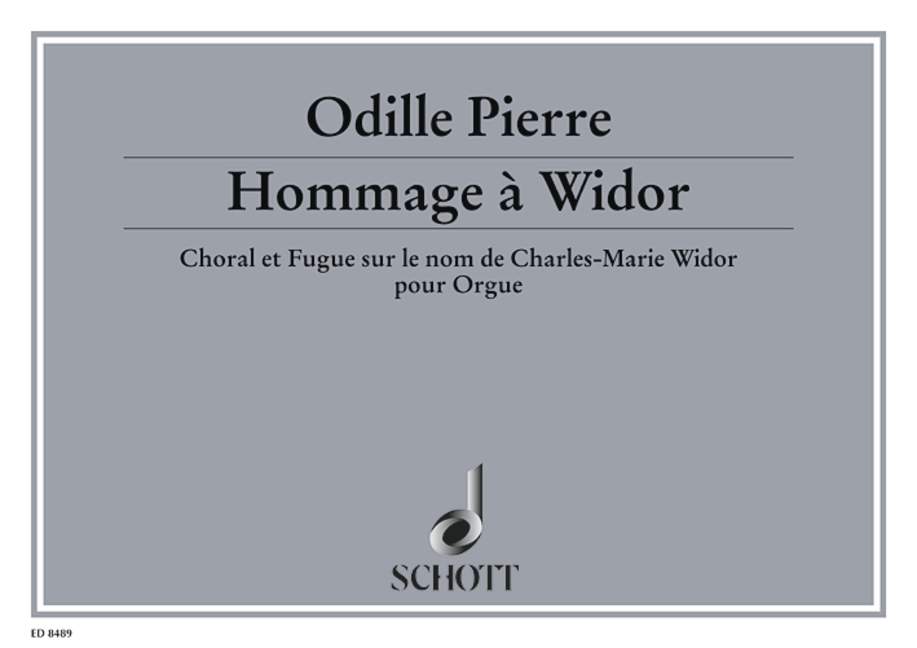 Hommage à Widor op. 5, Choral et Fugue sur le nom de Charles-Marie Widor, organ