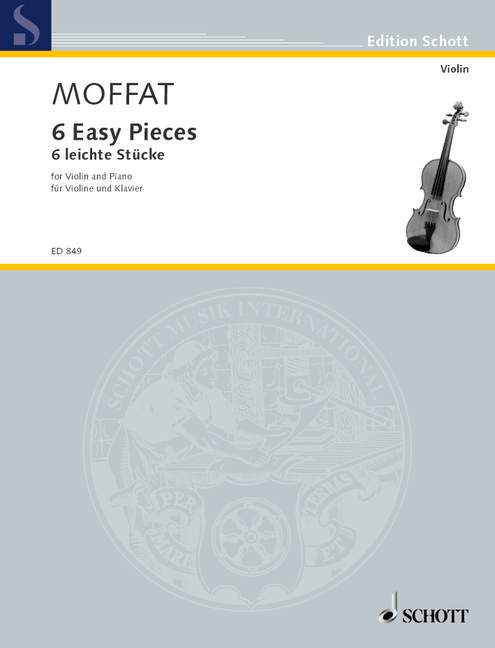 6 Easy Pieces, (1st position), violin and piano