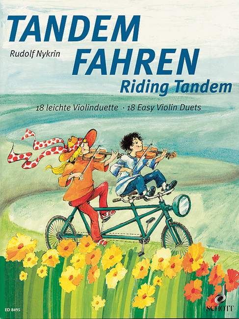 Riding Tandem, 18 Easy Violin Duets, performance score