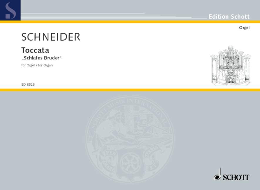 Toccata Schlafes Bruder, organ. 9790001114004