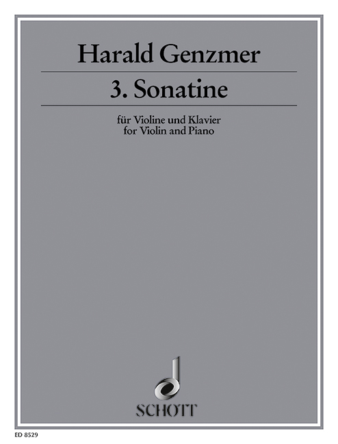 3. Sonatine GeWV 258, violin and piano