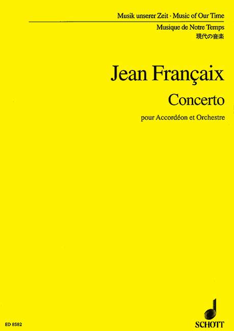 Concerto, for accordéon and orchestra, study score. 9790001115193 Concerto, for accordéon and orchestra, study score. 9790001115193