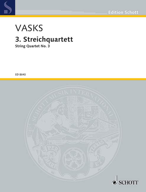 String Quartet No. 3, score and parts