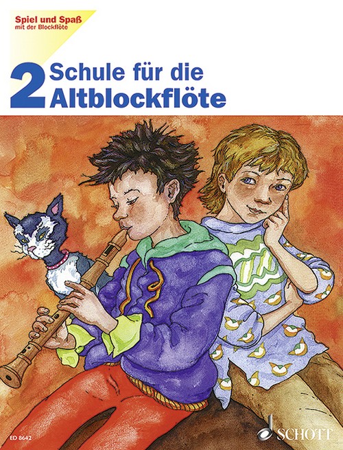 Spiel und Spaß mit der Blockflöte Band 2, Schule für die Alt-Blockflöte, treble recorder, student's book