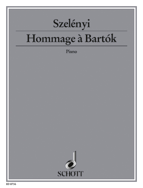 Homage of Bartok, piano. 9790001121651