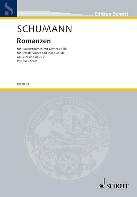 Romanzen op. 69 u. 91, female voices (SSAA bis SSSAAA); piano ad lib., score