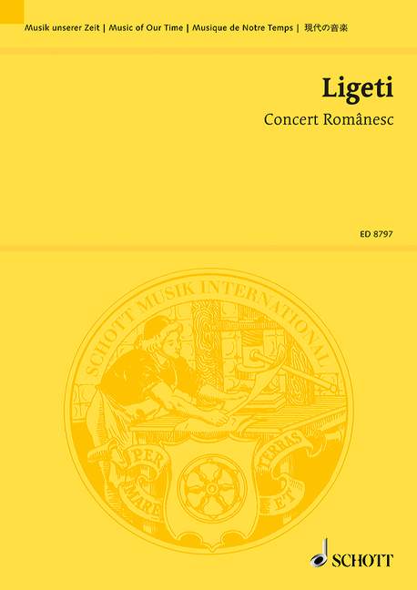 Romanian Concerto, for small orchestra. Study score. 9790001122900