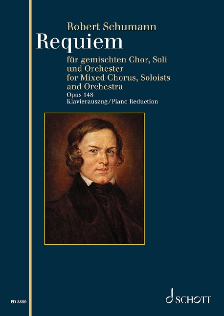 Requiem op. 148, (liturgisch), mixed choir (SATB), soloists (SATB) and orchestra, vocal/piano score. 9790001123778