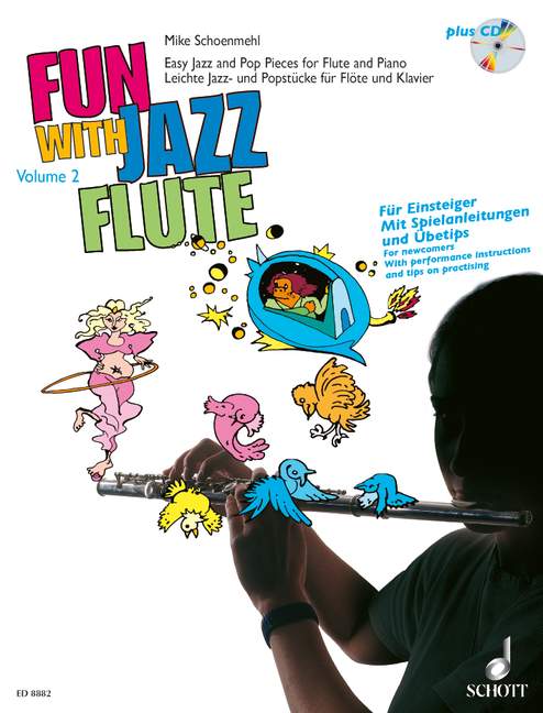 Fun with Jazz Flute. Band 2. Easy Jazz and Pop Pieces. For newcomers, flute and piano, edition with CD. 9783795754341