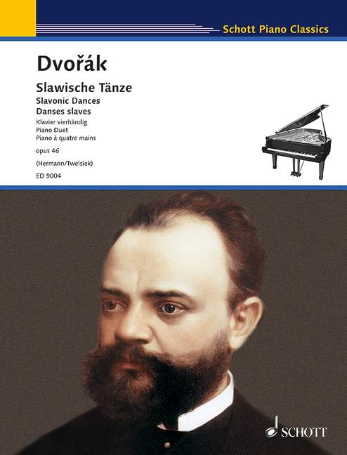 Slavonic Dances op. 46, piano (4 hands). 9783795752705