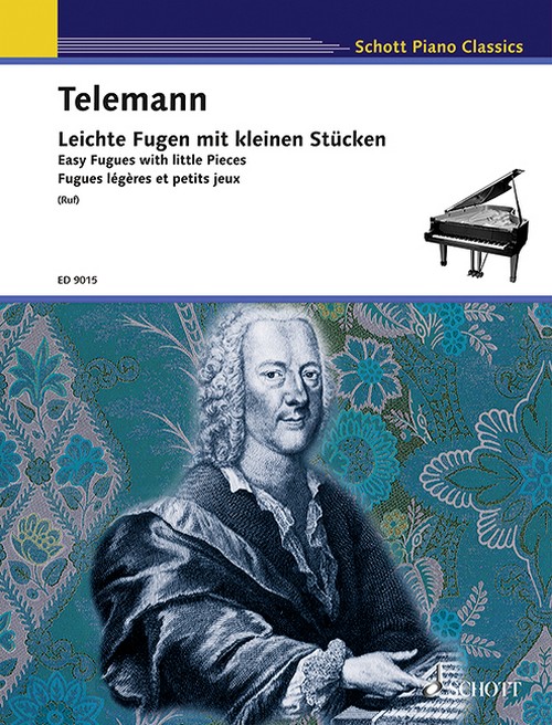Easy Fugues with little Pieces TWV 30: 21-26, piano