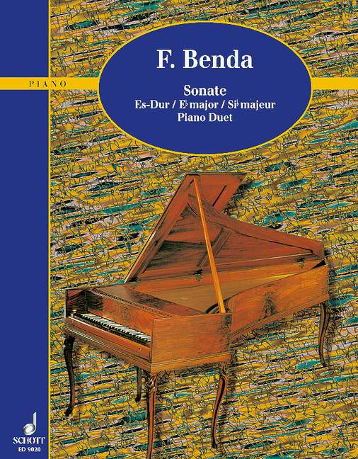 Sonata E flat Major, piano (4 hands)