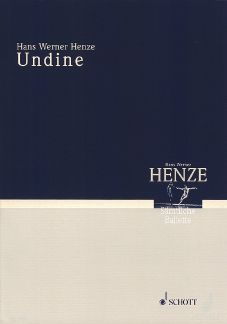 Undine, Ballett in drei Akten (frei nach De la Motte-Fouqué), study score