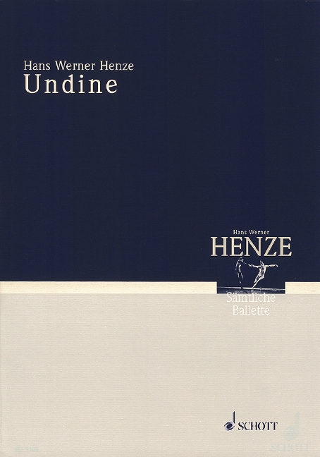 Undine, Ballett in drei Akten (frei nach De la Motte-Fouqué), study score. 9790001125703