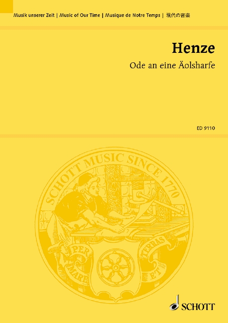 Ode an eine Äolsharfe, Music for Guitar solo and 15 Solo Instruments, study score