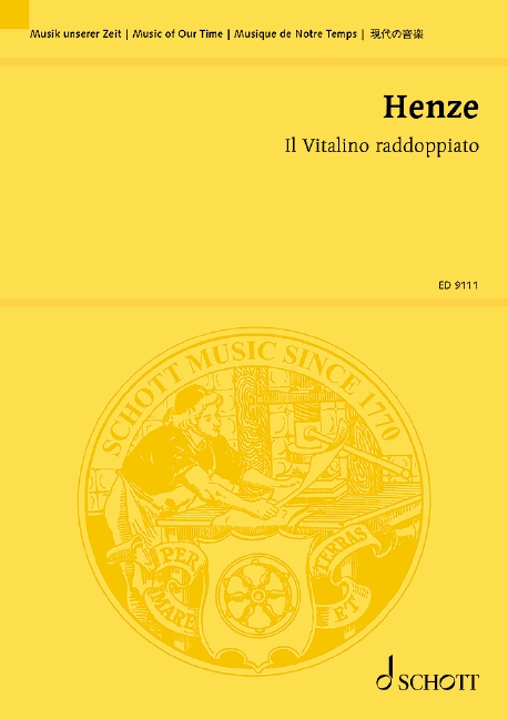 Il Vitalino raddoppiato, Ciacona per violino concertante ed orchestra da camera, study score. 9790001125758