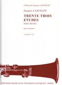 33 Etudes assez faciles pour clarinette. Vol. 2 (17-33)
