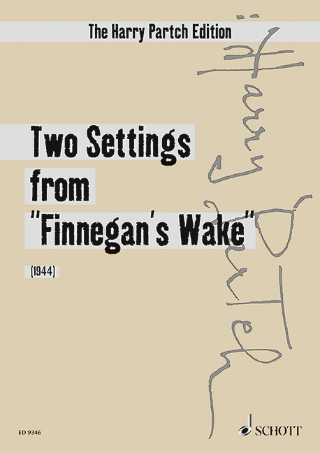 Two Settings from Finnegan's Wake, Text by James Joyce, Voice Part (Sopran) and 2 Flutes, performance score. 9790001130479