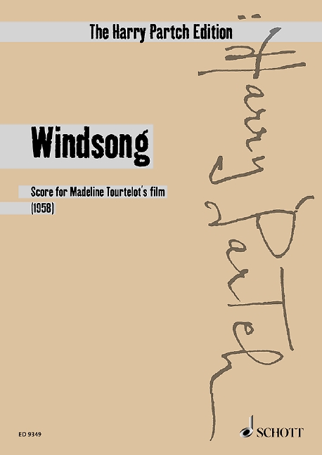 Windsong, Score for Madeline Tourtelot?s film, ensemble, study score. 9790001130509 Windsong, Score for Madeline Tourtelot?s film, ensemble, study score. 9790001130509