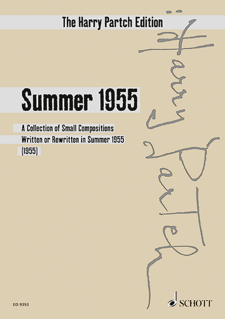 Summer 1955, A Collection of Small Compositions Written or Rewritten in Summer 1955, bass, low female voice, 2 high sopranos and ensemble, study score