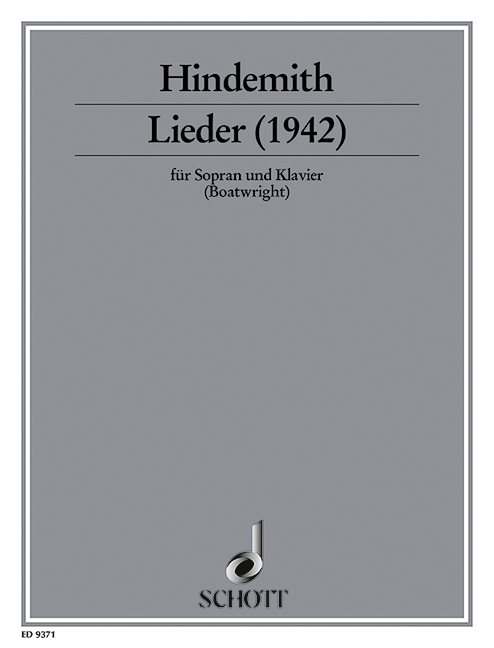 Lieder, auf deutsche, französische und lateinische Texte, soprano and piano. 9790001130738