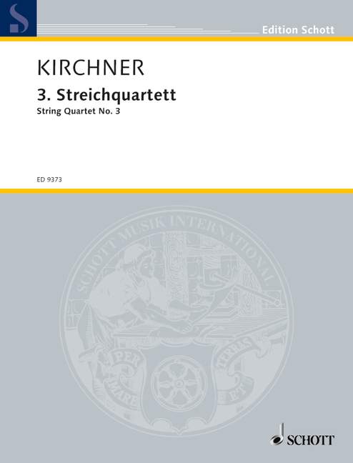 3. String Quartet, score and parts