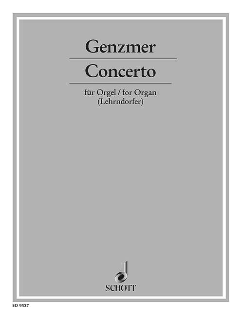 Concerto GeWV 391, organ