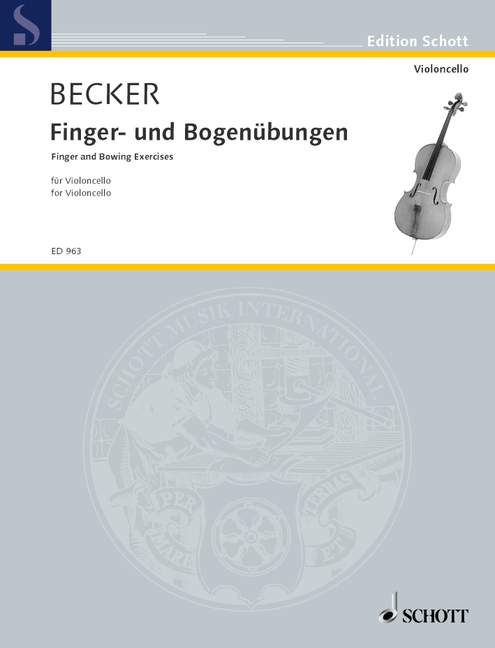 Finger- und Bogenübungen, cello