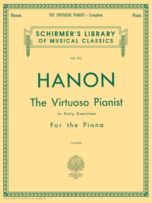 The Virtuoso Pianist in 60 Exercises. 9780793525447 The Virtuoso Pianist in 60 Exercises. 9780793525447