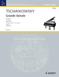 The Grande Sonata G Major op. 37 CW 148, Edited from the Tschaikovsky New Edition of the Complete Works (NCE), piano