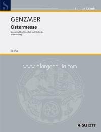 Ostermesse GeWV 3, (Easter Mass), mixed choir, soprano- and baritone-solo and orchestra, vocal/piano score