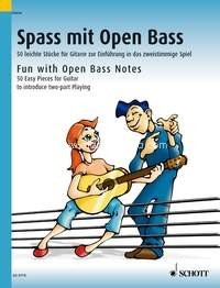 Fun with Open Bass Notes, 50 easy Pieces for Guitar to introduce two-part Playing. 9783795757281