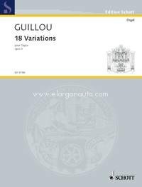 18 Variations op. 3, organ