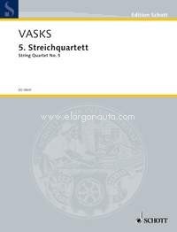 String Quartet No. 5, score and parts. 9790001137911