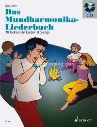 The Mouth Organ Songbook, 70 well-known Songs, french harp, edition with CD