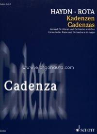 Cadenza, to the concerto for piano and orchestra in G Major Hob. XVIII:4, piano. 9790001139830